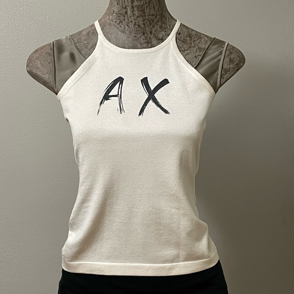 Vintage Armani AX tank top size XS silk blend